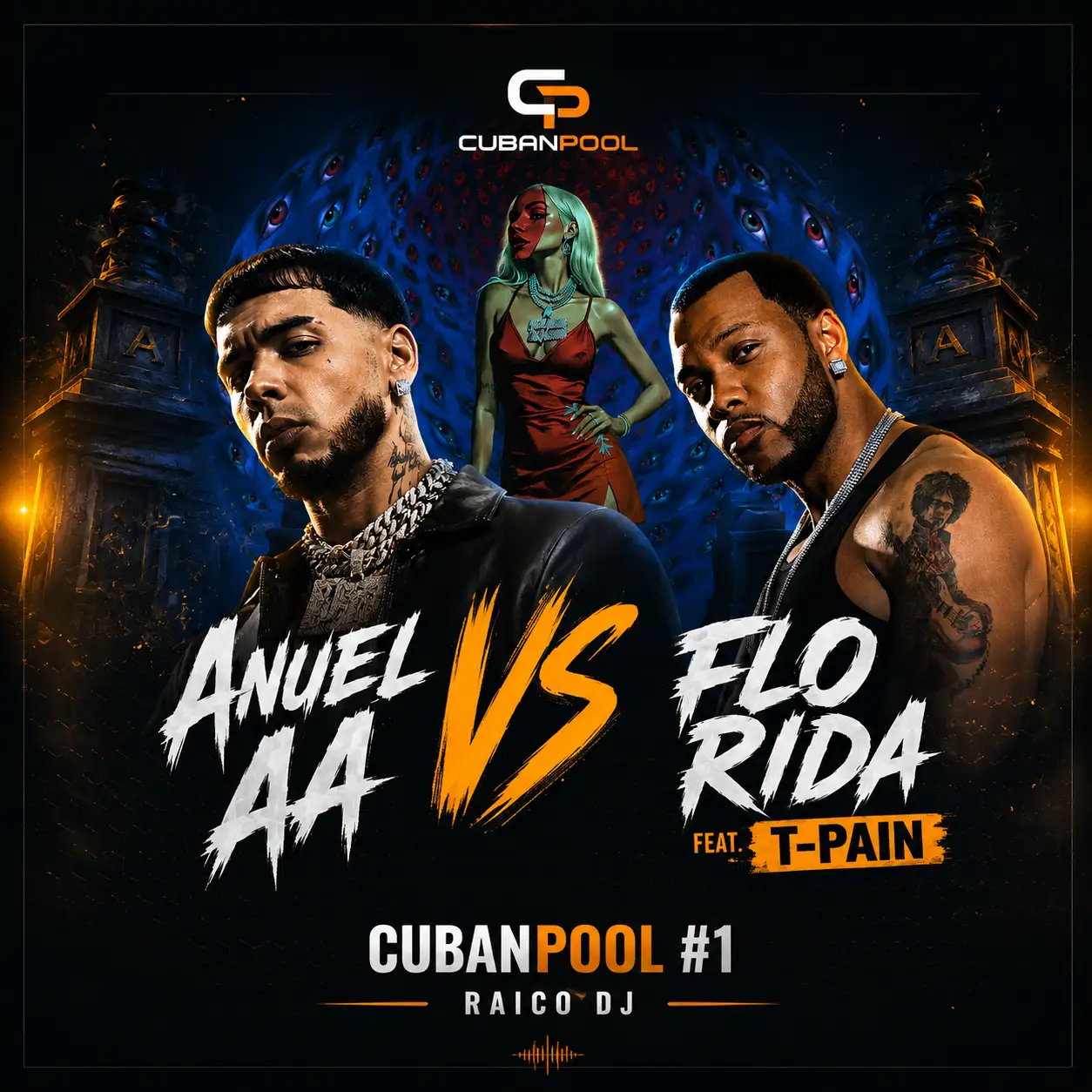 Anuel AA Vs Flo Rida, T Pain - Las Mas Bonitas Son Putas Vs Low [Mashup] Dirty - 128 Bpm - Trap To Funk Brasileño
