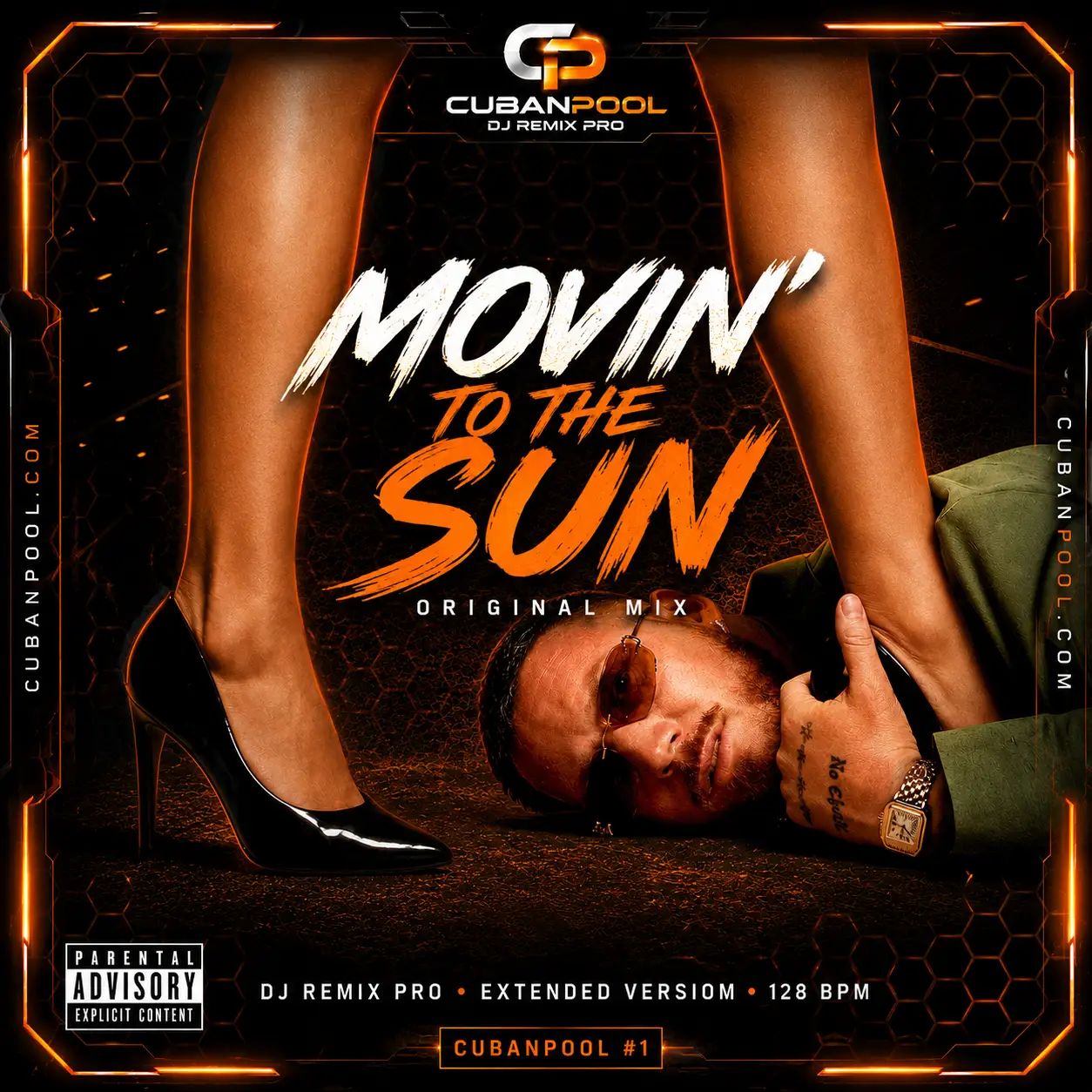Hugel, Ultra Nate, Imael Angel - Movin’ To The Sun - Intro Clean - 125 Bpm