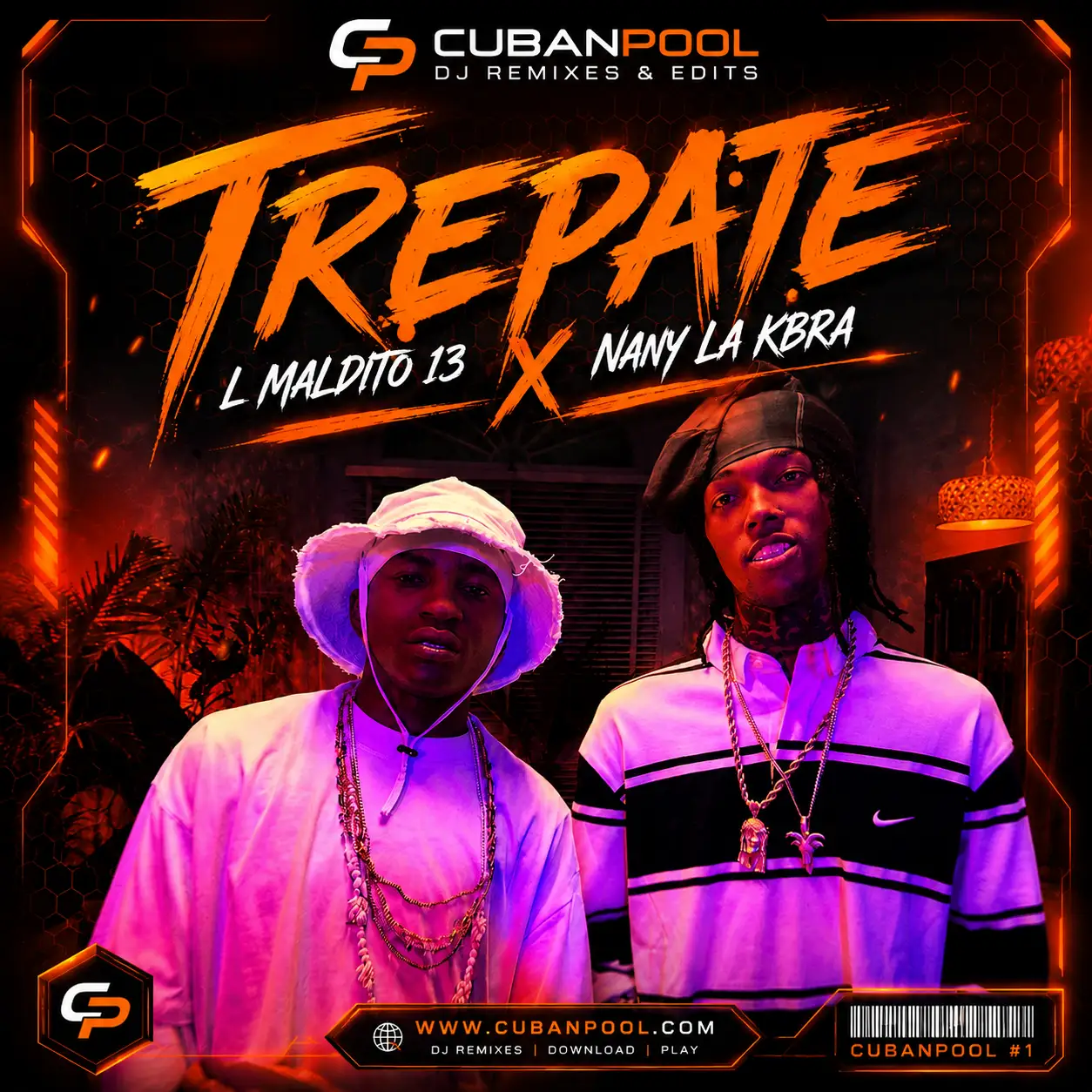 L Maldito 13 ft Nany La Kbra - Trepate - Intro Dirty - 115 Bpm