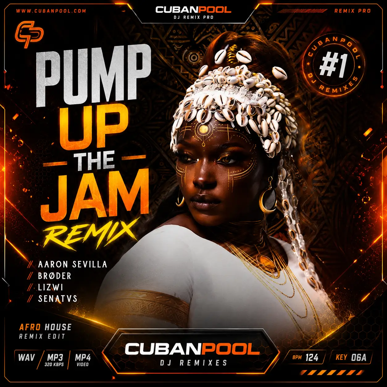 Aaron Sevilla - Pump Up The Jam [Afro Remix] Clean - 125 Bpm