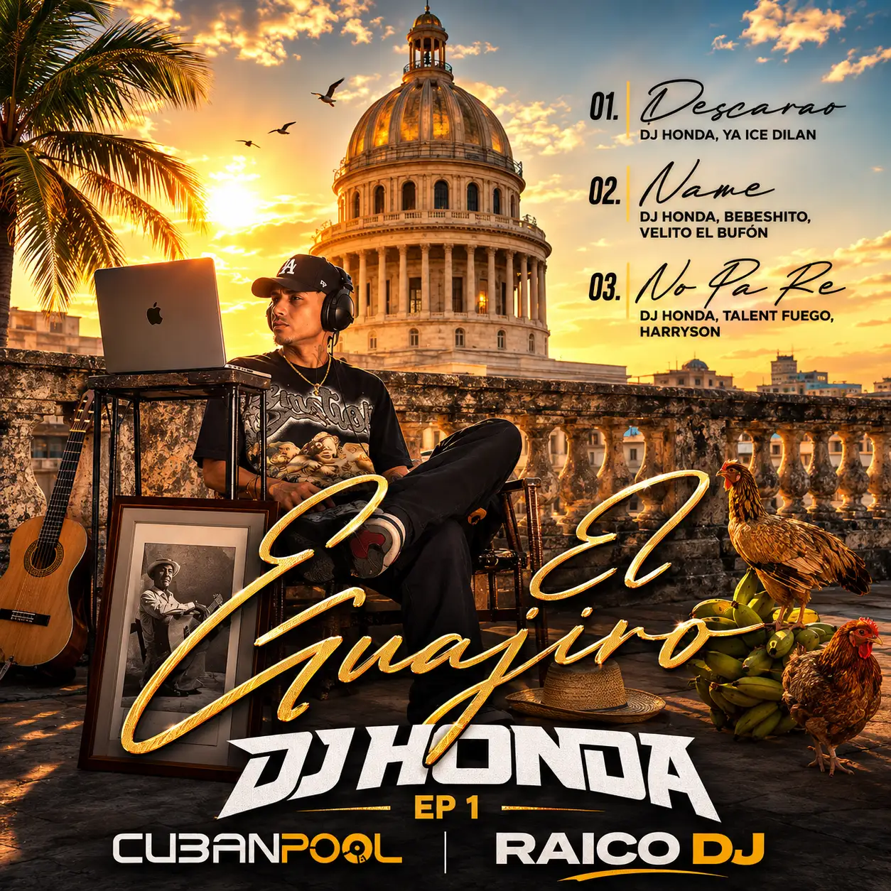 Harryson ft Talent Fuego,  DJ Honda - No Pare - Intro Dirty - 113 Bpm