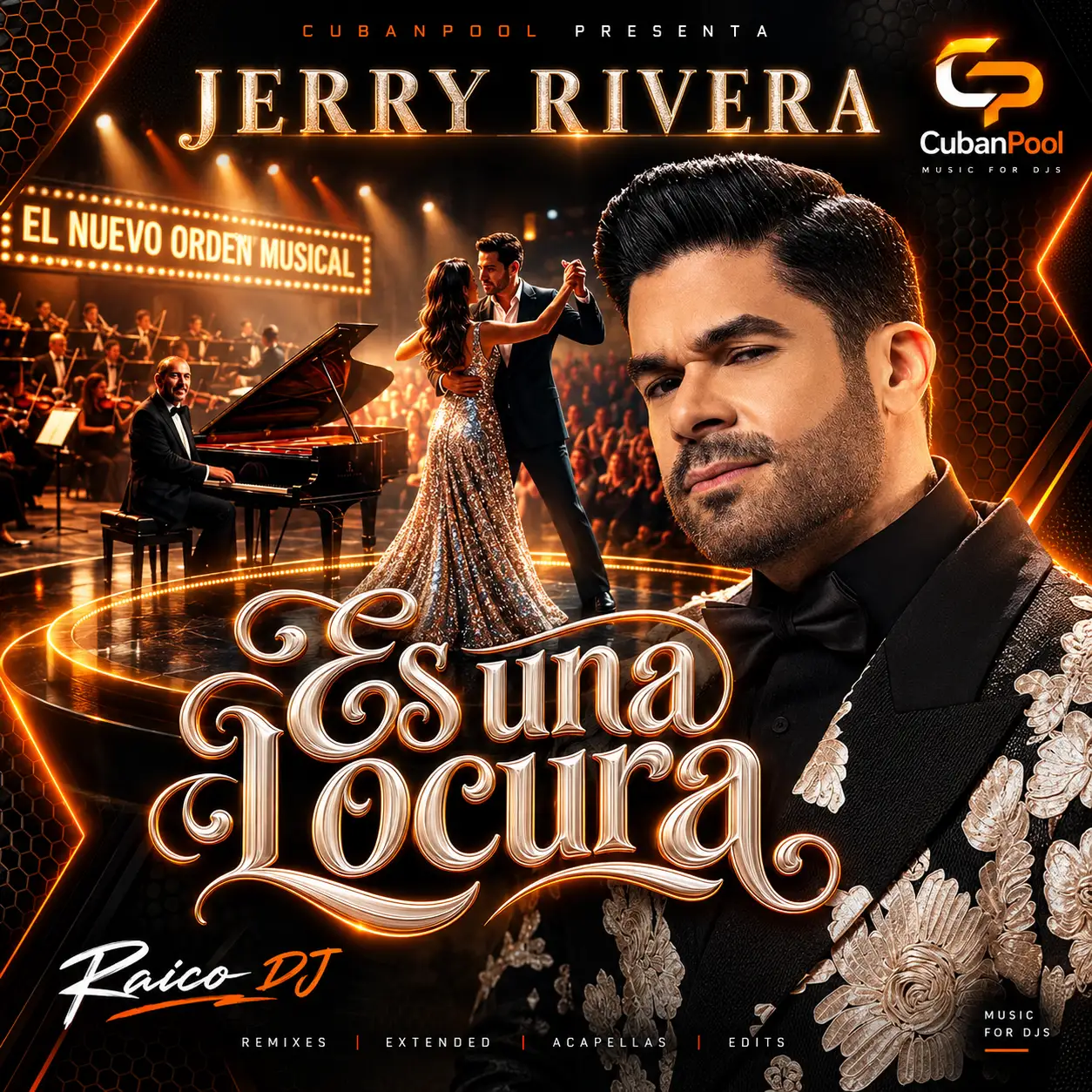 Jerry Rivera - Es Una Locura - Intro Clean - 98 Bpm
