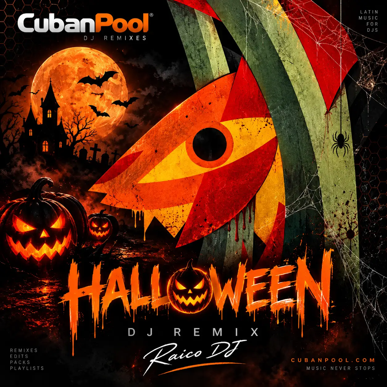 Quevedo ft Elvis Crespo - La Graciosa [Halloween Transition] Dirty - 130 - 110 Bpm