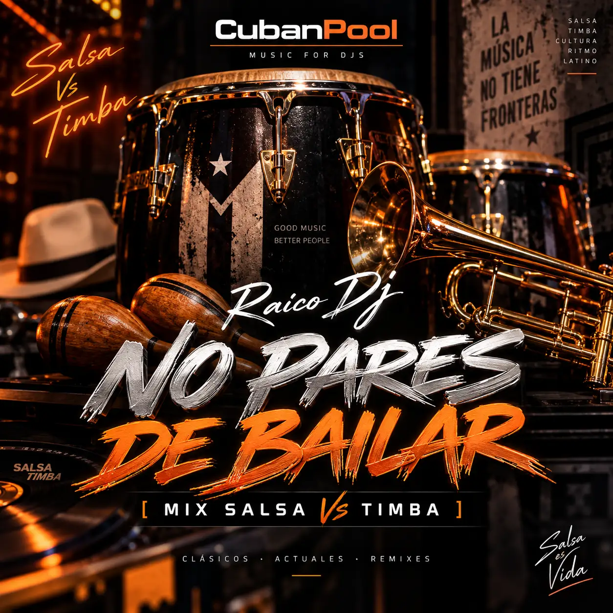 Raico DJ - No Pares de Bailar [Mix Salsa Vs Timba] Clean - 90 - 117 Bpm