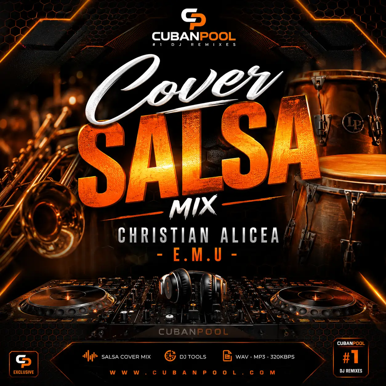 Christian Alicea - E.M.U [Mix Cover Salsa] Clean - 97 Bpm