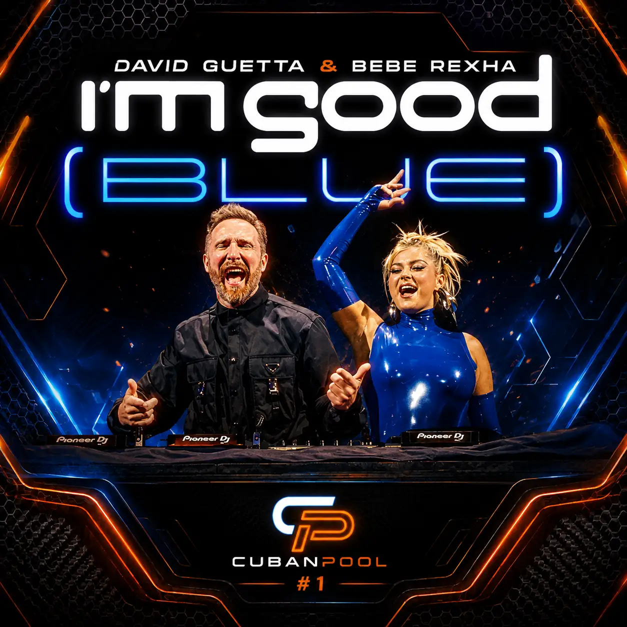 David Guetta ft Bebe Rexha Vs Eiffel 65 - Im Good In Blue vs Popcorn [Transition] Clean - 110-128 Bpm
