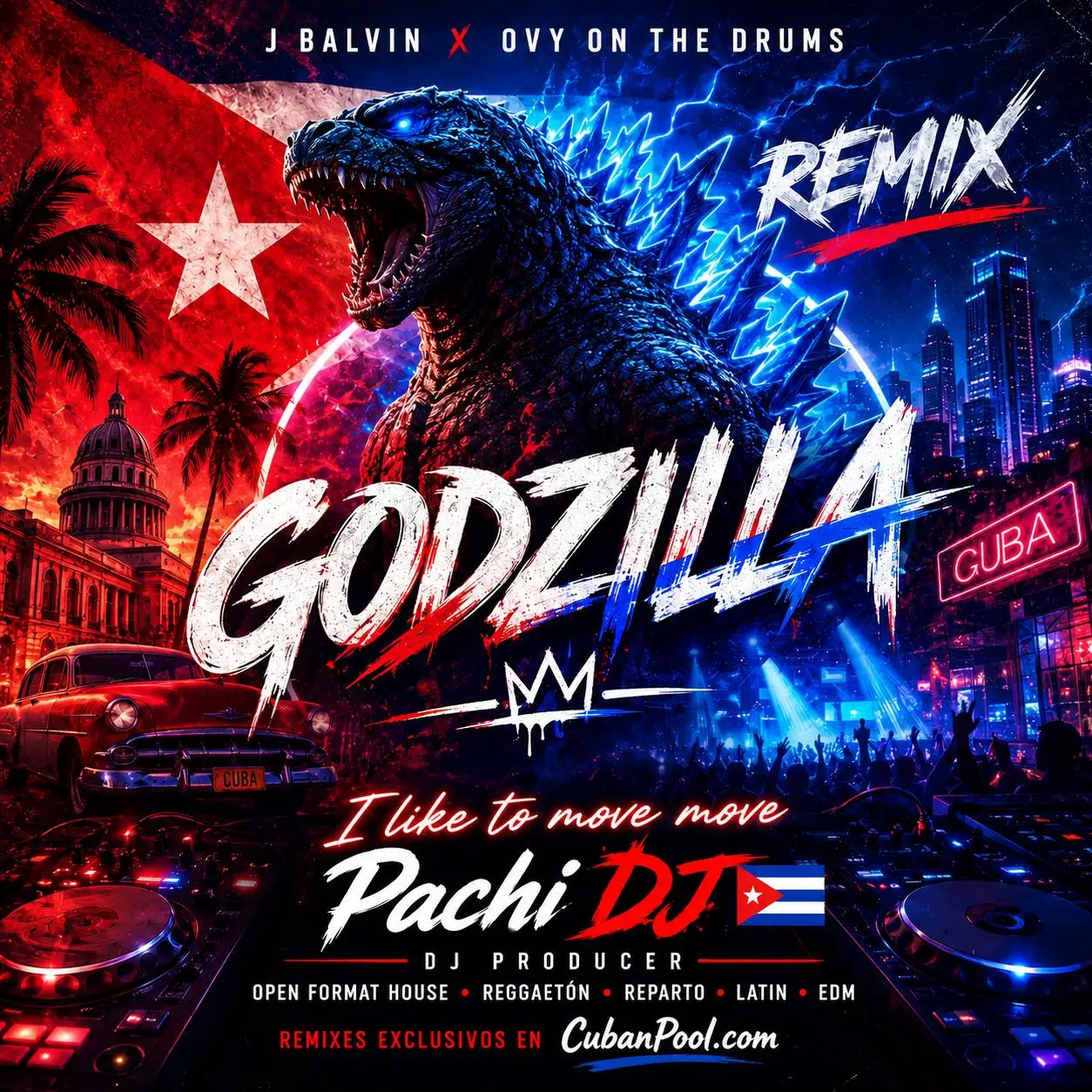 W Sound, J Balvin, Ovy On The Drums - Godzila - Clean