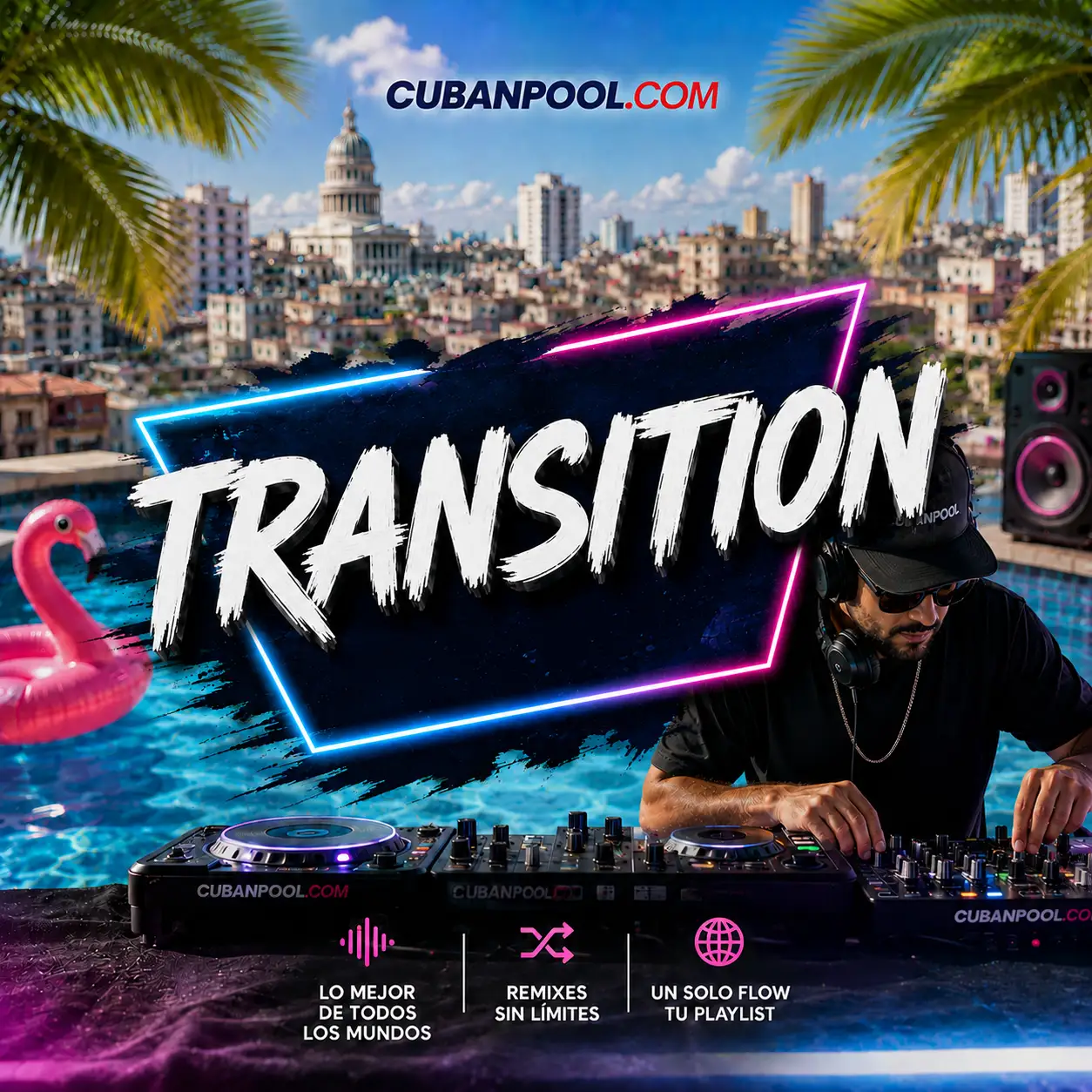 David Guetta - Lovers On The Sun [Transition] Clean - 98 - 128 Bpm - Reggaeton to Edm