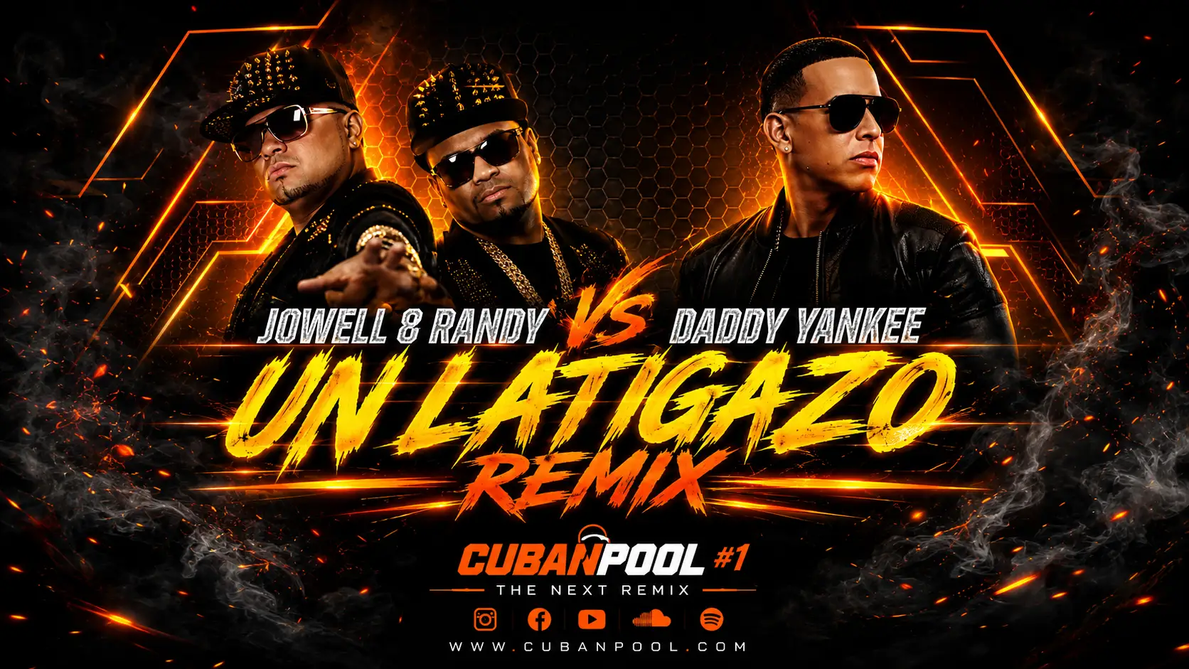 Jowell & Randy Vs Daddy Yankee - Un Latigazo [Mashup Old School] Dirty - 98 Bpm