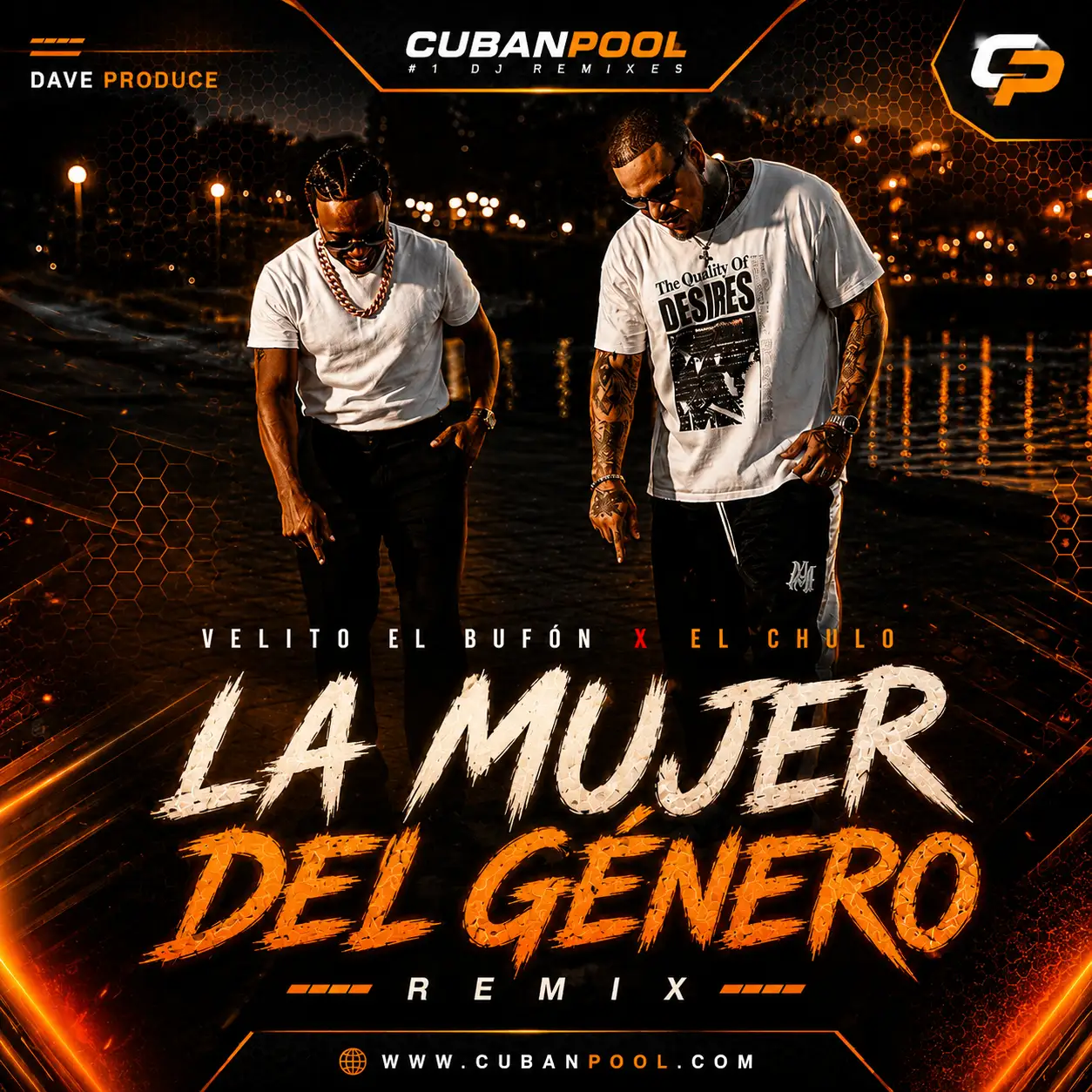Velito el Bufón, El Chulo - La Mujer Del Género [Beat Coregido] Live Mshup - Dirty - 106 Bpm
