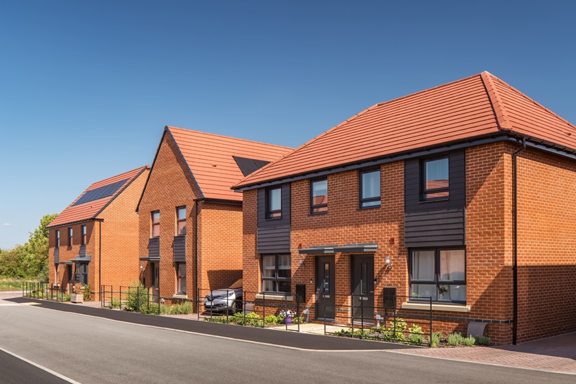 New homes at Brookside Meadows in Grove