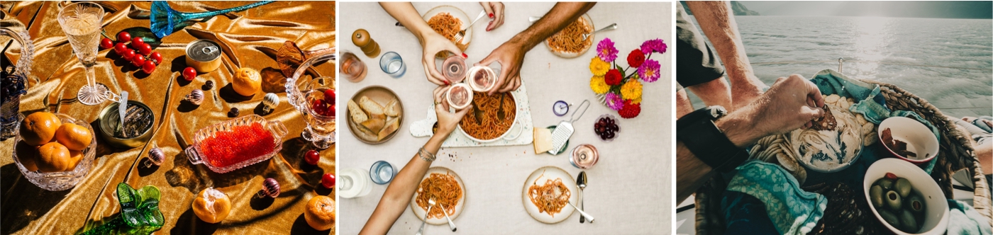 Modern food photography trends capturing affordable luxury in gourmet dishes, stylish plating, and premium ingredients