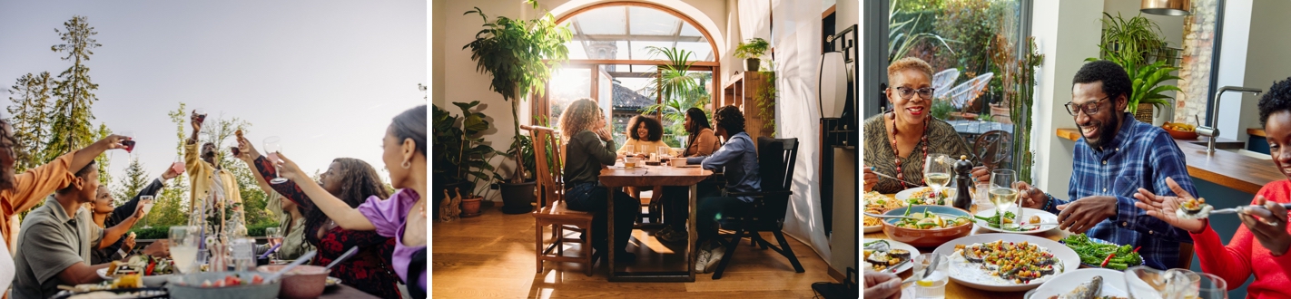 Food photography trends highlighting shared meals and authentic social connections around the dining table