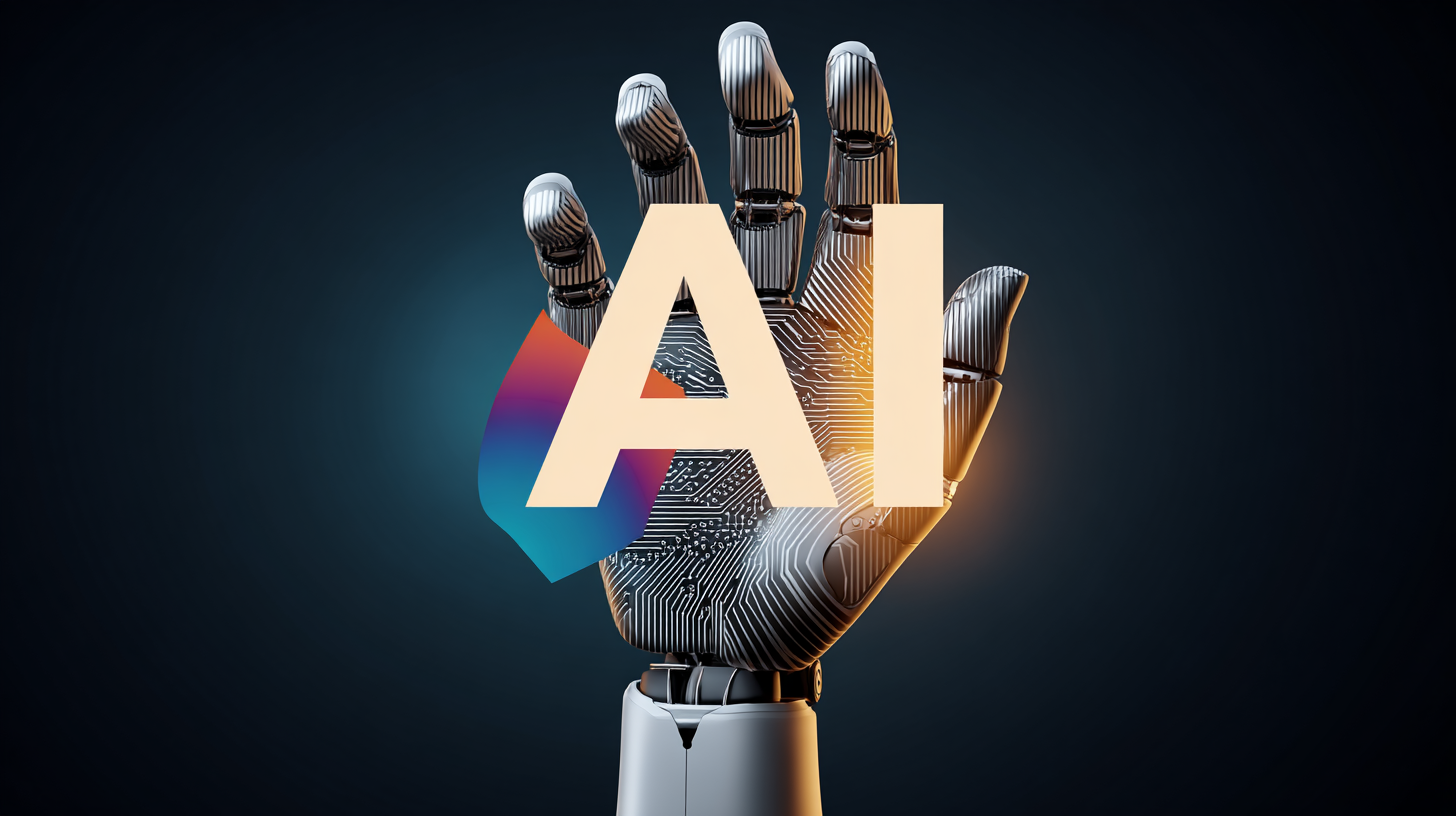 Robotic hand with circuits symbolizing AI in tagging and metadata automation