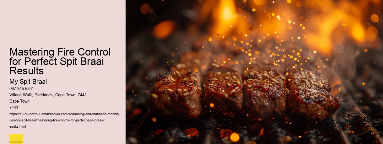 Mastering Fire Control for Perfect Spit Braai Results