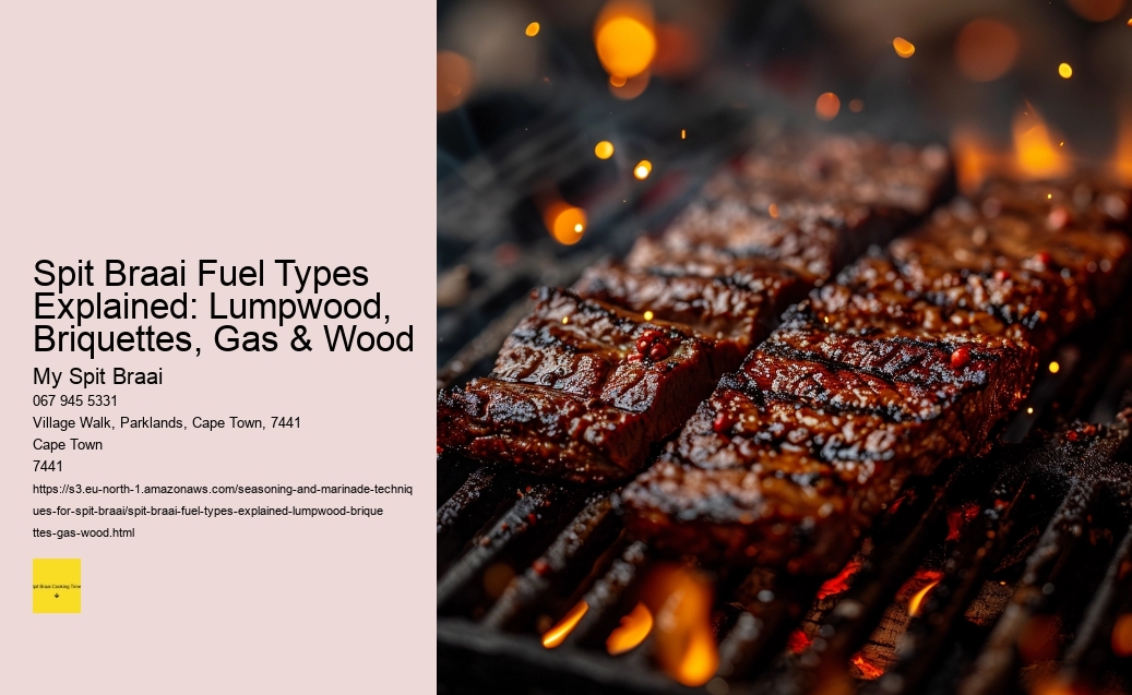 Spit Braai Fuel Types Explained: Lumpwood, Briquettes, Gas & Wood
