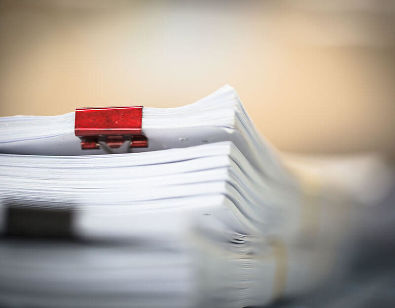 Paper stack 800x623