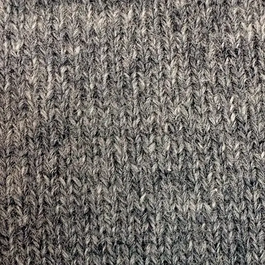 Classic Grey pashmina knit swatch