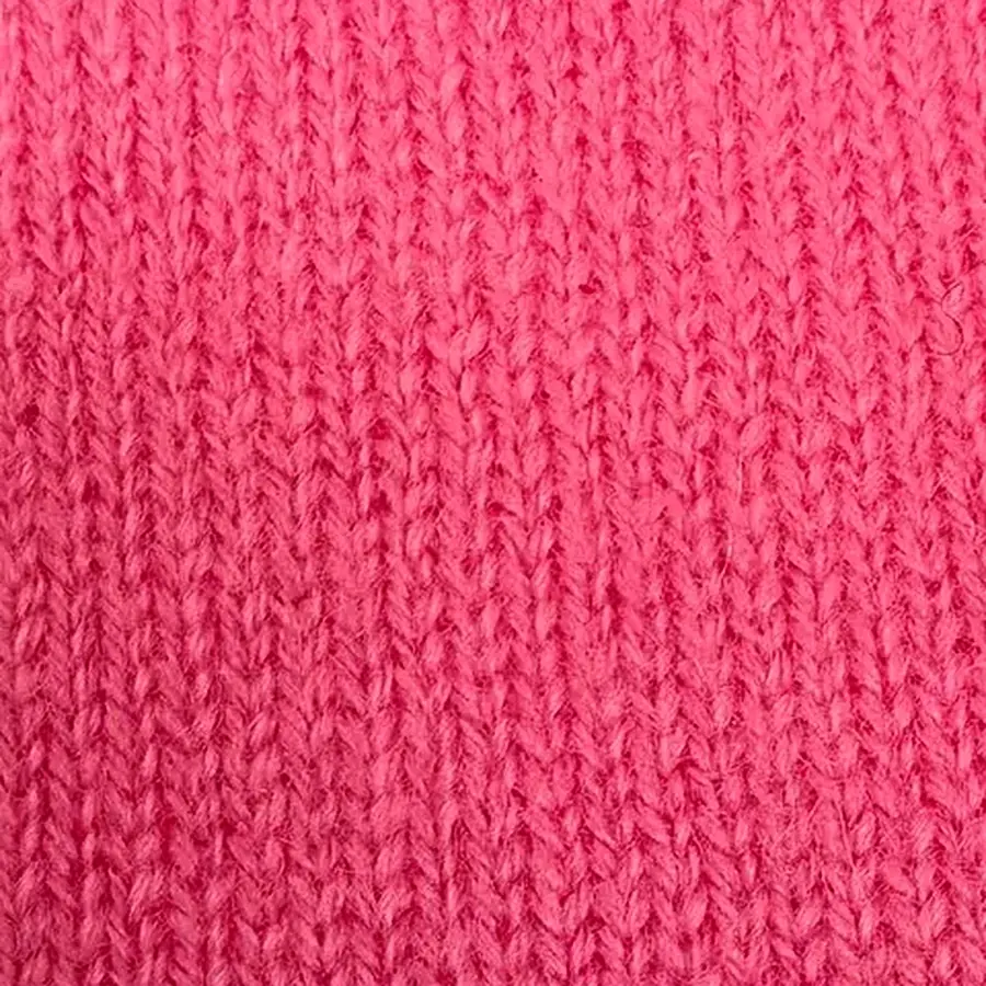 Pink pashmina knit swatch