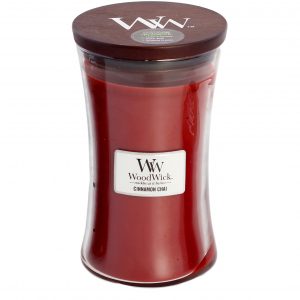 WoodWick Cinnamin Chai Christmas Scent Cinnamon Chai Large 180 h