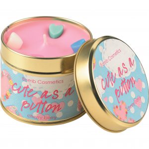 Bomb Cosmetics Tin Candle Cute as a Button