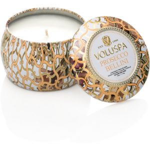 Voluspa Maison Blanc Prosecco Bellini Decorative Tin Candle 113 g