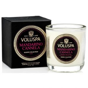Voluspa Maison Noir Mandarino Cannela Classic Maison Boxed Votive Cand
