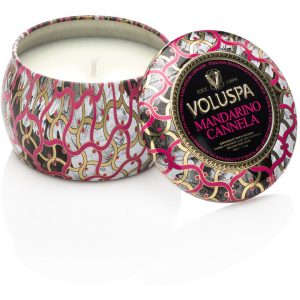 Voluspa Maison Noir Mandarino Cannela Decorative Tin Candle 113 g