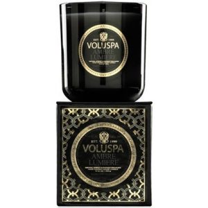 Voluspa Ambre Lumiere Maison Noir Classic Candle 100 h