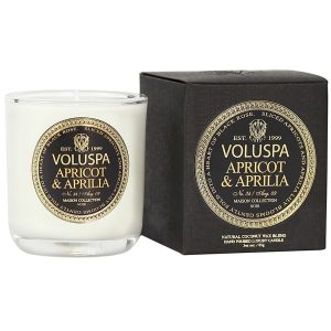 Voluspa Apricot & Aprilia Maison Noir Classic Candle Votive 25 h