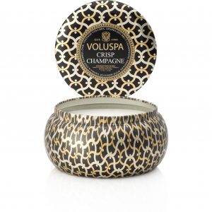 Voluspa Crisp Champagne 2-Wick Maison Metallo Candle 312 ml