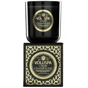 Voluspa Crisp Champagne Maison Noir Classic Candle 100 h