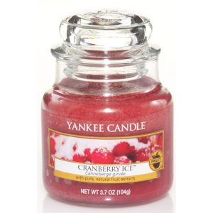 Yankee Candle Cranberry Ice Christmas Scent Cranberry Ice Small Jar