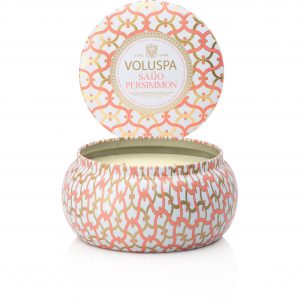 Voluspa Saijo Persimmon 2-Wick Maison Metallo Candle 312 ml