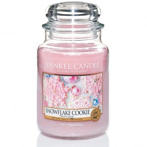 Yankee Candle Snowflake Cookie Christmas Scent Large Jar