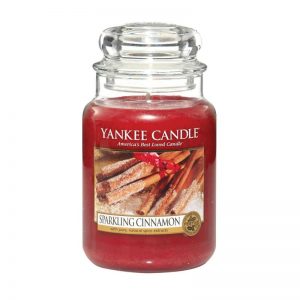 Yankee Candle Sparkling Cinnamon Christmas Scent Large Jar