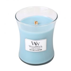 WoodWick Sea Salt & Cotton Medium 100 h