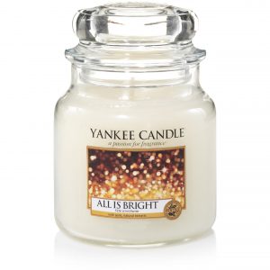 Yankee Candle All Is Bright Christmas Scent All Is Bright Medium Jar