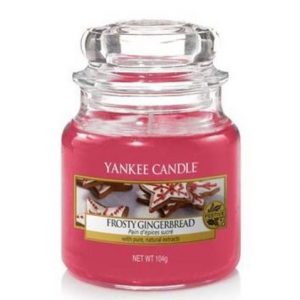 Yankee Candle Frosty Gingerbread Christmas Scent Small Jar