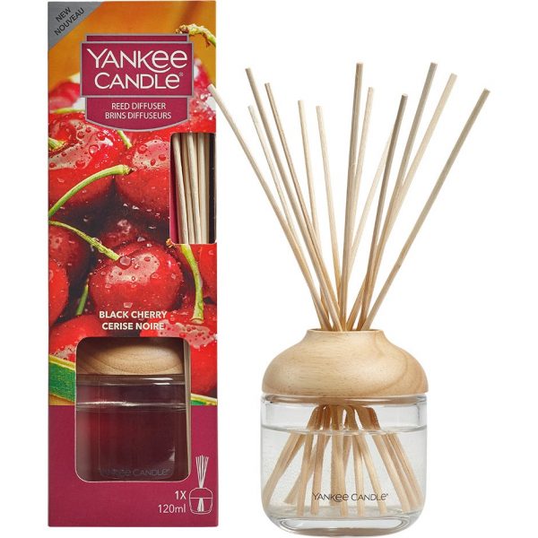 Reed Diffuser - Black Cherry, Yankee Candle Tuoksukynttilät