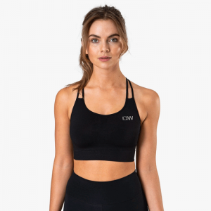 ICIW Define Seamless Sport Bra, Black