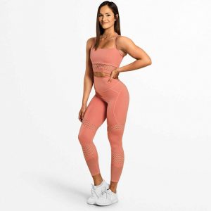 Waverly Mesh Tights, Rose Dawn