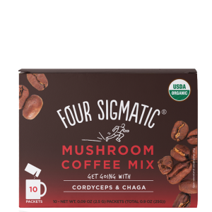 Instant Mushroom Coffee Mix, Cordyceps & Chaga, 10 annosta