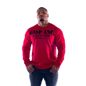 Thermal Gym Sweater, Chili Red