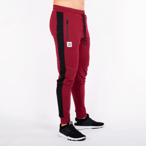 Star Gym Joggers, Maroon/Black