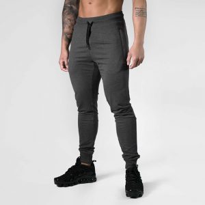 Tapered Joggers V2, Dark Grey Melange