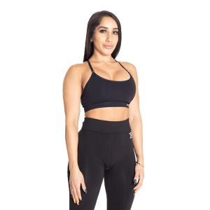 Astoria Seamless Short Bra, Black