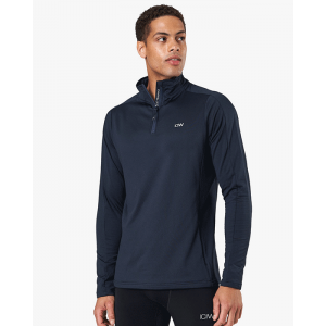 Outdoor Training 1/4 Fleece Zip, Petrol Blue