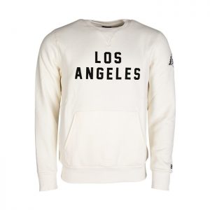 NBA Wordmark Crew Los Angeles Lakers, Off White