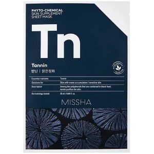 Phytochemical Skin Supplement Sheet Mask Tannin, 25 ml MISSHA Vaihe 7: Kangasnaamio
